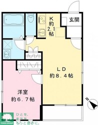 仮称　フィカーサＫ下馬の物件間取画像